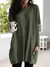 Women's Sweater - Oversized trui voor dames | Met zakken - Groen - S - Zarandi Amsterdam