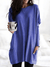 Women's Sweater - Oversized trui voor dames | Met zakken - Blauw - S - Zarandi Amsterdam