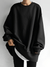 Women's Sweater - Oversized trui voor dames | Relaxte pasvorm - Zwart - S - Zarandi Amsterdam