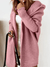 Women's Cardigan - Oversized vest met capuchon voor dames | Lang - Roze - S - Zarandi Amsterdam
