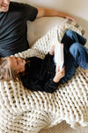 KnitCozy™ - Strick Wurfdecke