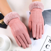 ModeParisienne® Althea - Chic Velours Leren Handschoenen voor een Verfijnde Look