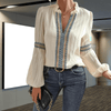 Dames Tops - Pacifica | Witte Blouse Dames van Hoogwaardige Katoenmix met Unieke Details en Korte Mouwen - S - Zarandi Amsterdam