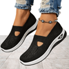 Casual Summer Wear - Palma | Comfortabele orthopedische slip - on schoenen voor vrouwen met boogondersteuning en gedempte inlegzolen - Zwart - 36 - Zarandi Amsterdam