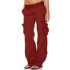 ModeParisienne® Madeleine - Pantaloni cargo da donna con molte tasche