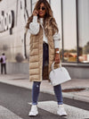 ModeParisienne® Alina - Lange Gewatteerde Vest voor Dames | Stijlvol & Warm Ontwerp