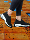 Women's shoes - Damesschoenen voor voetgezondheid en pijnverlichting - Zwart/wit - 35 - Zarandi Amsterdam