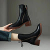 Winter Boots - Premium leren enkellaarsjes voor dames | Duurzaam ontwerp - Zwart - 34 - Zarandi Amsterdam