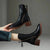 Winter Boots - Premium leren enkellaarsjes voor dames | Duurzaam ontwerp - Zwart - 34 - Zarandi Amsterdam