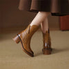Winter Boots - Premium leren enkellaarsjes voor dames | Duurzaam ontwerp - Bruin - 34 - Zarandi Amsterdam
