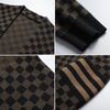 Gilet Oliver Gebreid con Motivo a Blocchi – Cardigan Elegante da Uomo