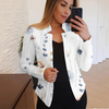 ModeParisienne® Talitha - Blazer da donna con arte di inchiostro e cera | Raffinato e artistico