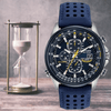 Horloges - Rendon | Luxe roestvrijstalen quartz horloge met multifunctionele kalender en waterbestendigheid - Blauw - Zarandi Amsterdam