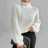 Sweaters - Rollkragenpullover | Relaxed Fit met Lange Mouwen - Wit - S - Zarandi Amsterdam