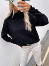 Sweaters - Rollkragenpullover | Komfortabel mit Manschettenknöpfen - Marineblauw - S - Zarandi Amsterdam