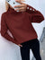Sweaters - Rollkragenpullover | Komfortabel mit Manschettenknöpfen - Bordeauxrood - S - Zarandi Amsterdam