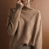 Sweaters - Gebreide Rollkragenpullover | Lange Mouwen Warm - Bruin - S - Zarandi Amsterdam