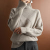 Sweaters - Gebreide Rollkragenpullover | Lange Mouwen Warm - Khaki - S - Zarandi Amsterdam