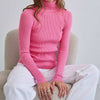 Sweaters - Elegante Rollkragenpullover | Lange Mouwen Casual - Donkerpaars - Zarandi Amsterdam
