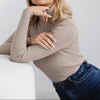 Sweaters - Elegante Rollkragenpullover | Lange Mouwen Casual - Khaki - Zarandi Amsterdam