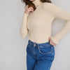 Sweaters - Elegante Rollkragenpullover | Lange Mouwen Casual - Abrikoos - Zarandi Amsterdam