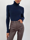 Sweaters - Elegante Rollkragenpullover | Lange Mouwen Casual - Koningsblauw - Zarandi Amsterdam