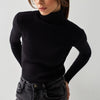 Sweaters - Elegante Rollkragenpullover | Lange Mouwen Casual - Zwart - Zarandi Amsterdam