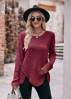 Ronde hals shirt met lange mouwen voor dames | Relaxte pasvorm 5