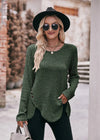 Ronde hals shirt met lange mouwen voor dames | Relaxte pasvorm 6