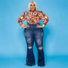 ModeParisienne® Lylia - Stijlvolle Stretch | Slagjeans in Plus Maten