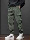 Keneddy - Casual Broek met Elastische Taille voor Heren