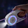 GlowSafe Retractable Dog Leash - Hoogwaardige Zichtbaarheid voor Nachtelijke Wandeling