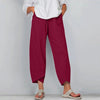 Chique Wijde Broek - ModeParisienne® Romalinda | Chique Wijde Broek - Rood - S - Zarandi Amsterdam
