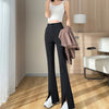 ModeParisienne® Nienna - Pantaloni Neri con Spacco in Taglie Grandi