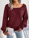 ModeParisienne® Donalyn | Maglione a maniche lunghe lavorato a maglia