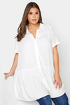 ModeParisienne® Leanlyn - Elegante camicia lunga antirigurgito in taglie grandi