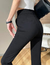 ModeParisienne® Nienna - Pantaloni Neri con Spacco in Taglie Grandi