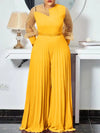 ModeParisienne® Marit - Elegante Tuta Pieghettata per Donna