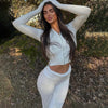 ModeParisienne® Romilda - Maglione con cerniera elegante per donna
