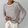 Top a maniche lunghe a righe – Alla moda e comodo
