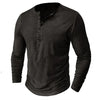 Wolmar - Maglietta Henley a maniche lunghe da uomo