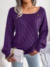 ModeParisienne® Donalyn | Maglione a maniche lunghe lavorato a maglia