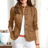 ModeParisienne® Dikke Geruite Jacks: Lange Checkered Dames Overshirt