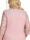 ModeParisienne® Elara - Abito da banchetto ricamato per donna