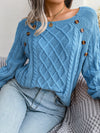 ModeParisienne® Donalyn | Maglione a maniche lunghe lavorato a maglia