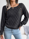 ModeParisienne® Donalyn | Maglione a maniche lunghe lavorato a maglia