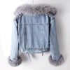 Trendy Damesjeansjack met Stijlvolle Riem