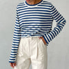 Top a maniche lunghe a righe – Alla moda e comodo
