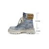 ModeParisienne® Denim Enkelboots Retro - Maya