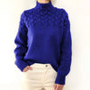 ModeParisienne® Susan - Maglione a collo alto lavorato a maglia per donna